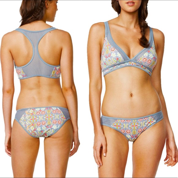 FIRM PRICE ♦️Piha Piha Floral Breezy Mesh Bralette - Picture 6 of 6